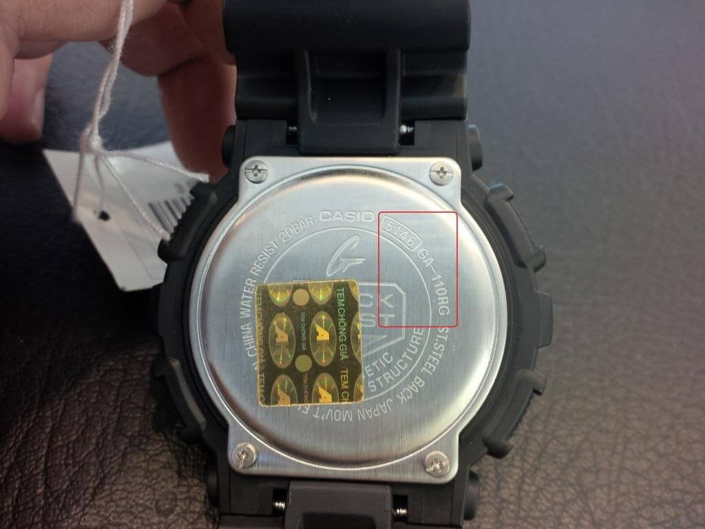 Chìa khóa vàng nhận diện đồng hồ G-shock fake Hà Nội