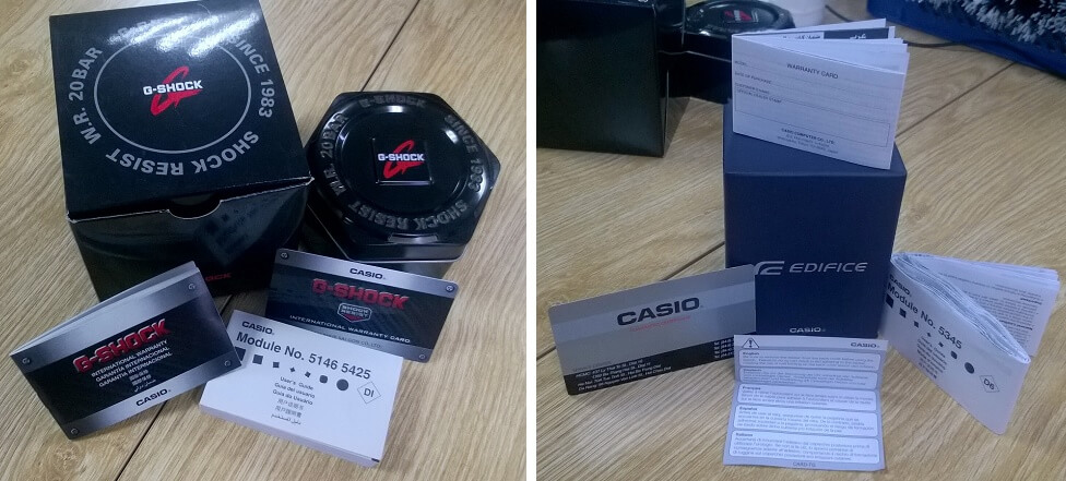 Hướng dẫn nhận biệt đồng hồ Casio thật giả